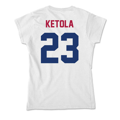 Detroit Mercy - NCAA Softball : Wendy Ketola - Soft Style Women’s T-Shirt-1