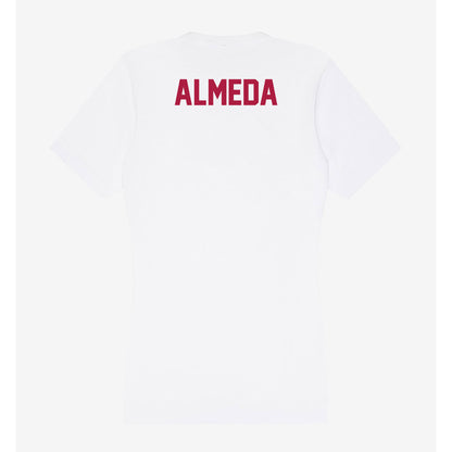 Detroit Mercy - NCAA Men's Track & Field : John Almeda - Women's V-Neck T-Shirt-1