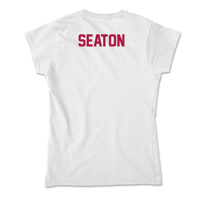 Detroit Mercy - NCAA Women's Track & Field : Mia Seaton - Soft Style Women’s T-Shirt-1