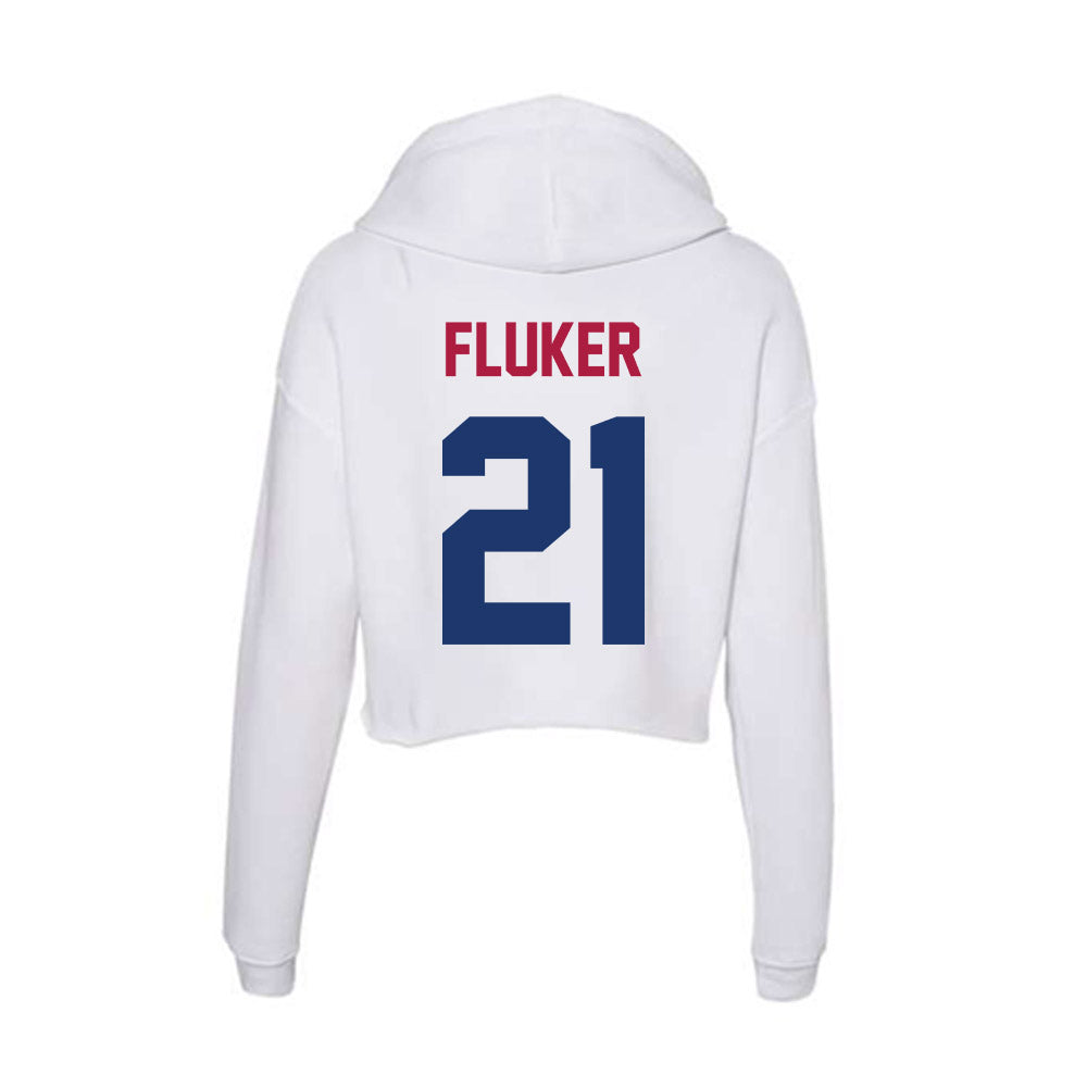Detroit Mercy - NCAA Softball : Allison Fluker - Women's Crop Fleece Hoodie-1