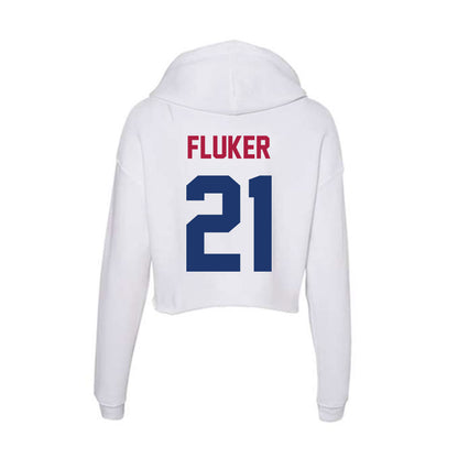 Detroit Mercy - NCAA Softball : Allison Fluker - Women's Crop Fleece Hoodie-1