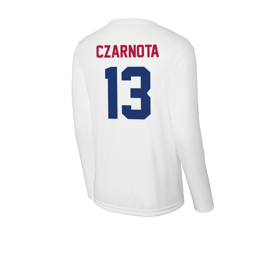 Detroit Mercy - NCAA Men's Lacrosse : Jacob Czarnota - Activewear Long Sleeve T-Shirt-2