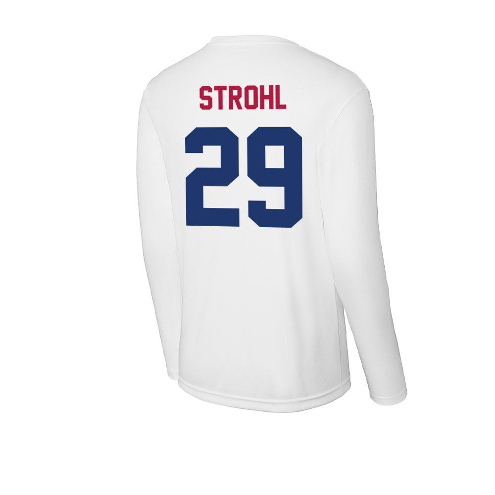 Detroit Mercy - NCAA Softball : Alyssa Strohl - Activewear Long Sleeve T-Shirt-3