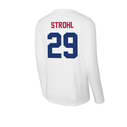 Detroit Mercy - NCAA Softball : Alyssa Strohl - Activewear Long Sleeve T-Shirt-3