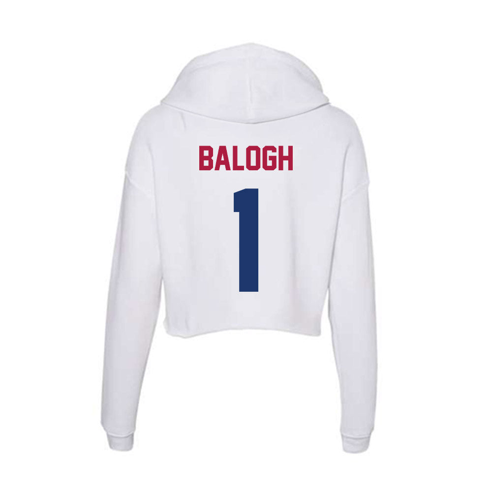 Detroit Mercy - NCAA Women's Lacrosse : Mia Balogh - Women's Crop Fleece Hoodie-1