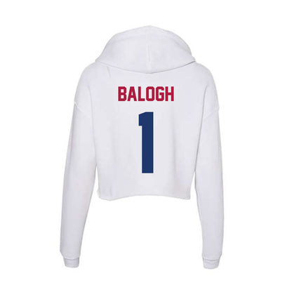 Detroit Mercy - NCAA Women's Lacrosse : Mia Balogh - Women's Crop Fleece Hoodie-1