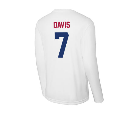 Detroit Mercy - NCAA Men's Lacrosse : Tristen Davis - Activewear Long Sleeve T-Shirt-3