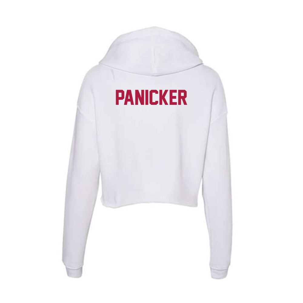 Detroit Mercy - NCAA Women's Fencing : Riya Panicker - Women's Crop Fleece Hoodie-1