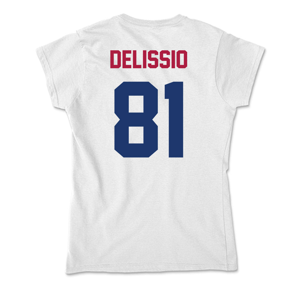 Detroit Mercy - NCAA Men's Lacrosse : Gio Delissio - Soft Style Women’s T-Shirt-1