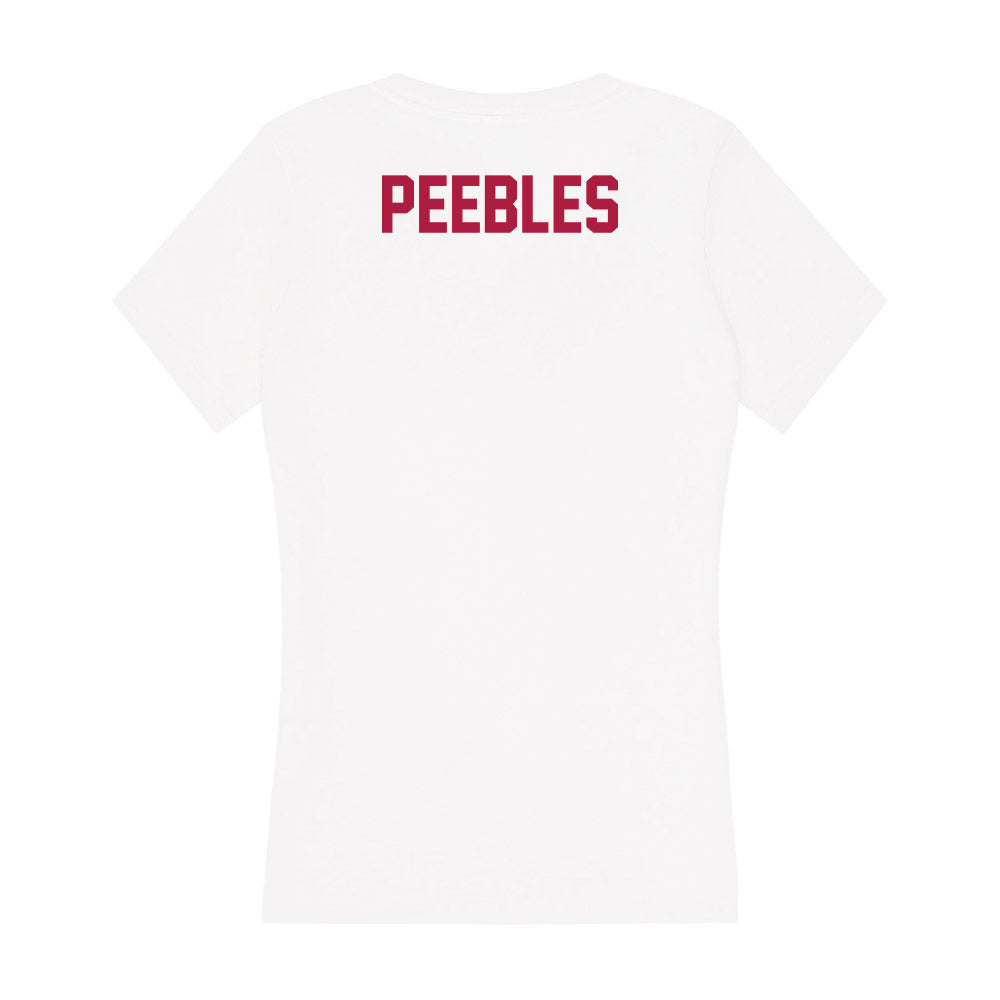 Detroit Mercy - NCAA Women's Track & Field : Gracelyn Peebles - Women's V-Neck T-Shirt-1