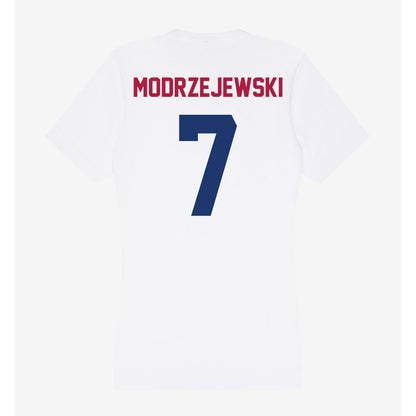 Detroit Mercy - NCAA Softball : Katie Modrzejewski - Women's V-Neck T-Shirt-1