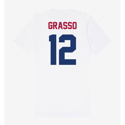 Detroit Mercy - NCAA Men's Lacrosse : Luke Grasso - Women's V-Neck T-Shirt-1