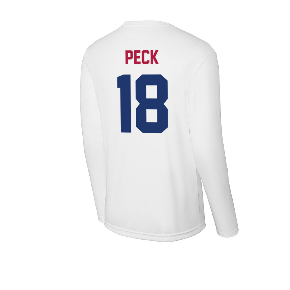 Detroit Mercy - NCAA Women's Lacrosse : Jane Peck - Activewear Long Sleeve T-Shirt-2