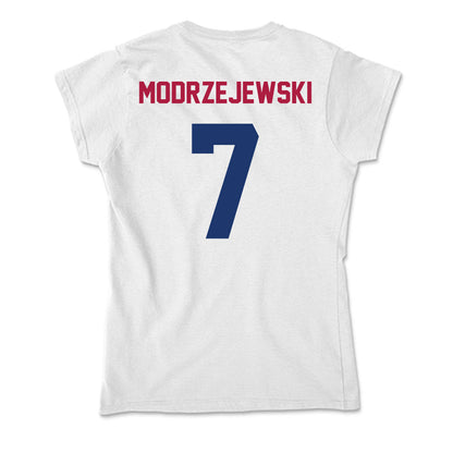 Detroit Mercy - NCAA Softball : Katie Modrzejewski - Soft Style Women’s T-Shirt-1