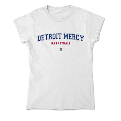 Detroit Mercy - NCAA Women's Basketball : Brendha Schwartz - Soft Style Women’s T-Shirt-0