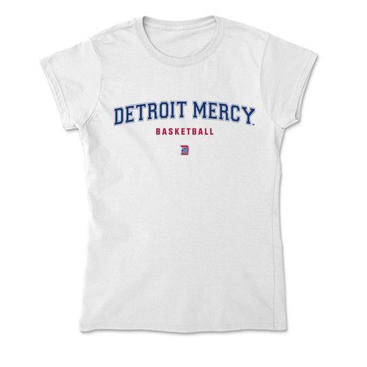 Detroit Mercy - NCAA Women's Basketball : Brendha Schwartz - Soft Style Women’s T-Shirt-0