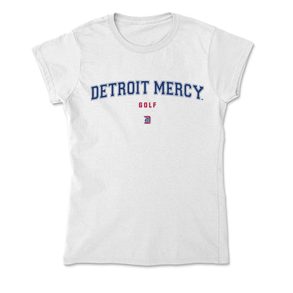 Detroit Mercy - NCAA Men's Golf : Peyton lawley Lawley - Soft Style Women’s T-Shirt-0