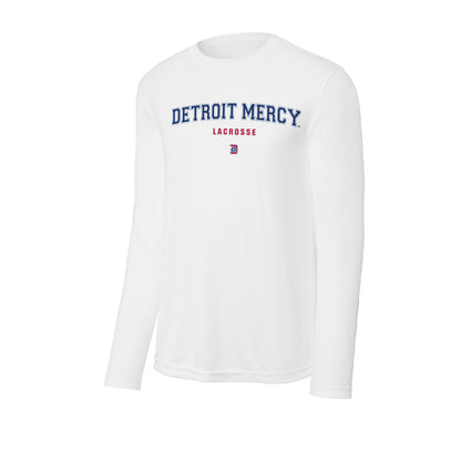 Detroit Mercy - NCAA Men's Lacrosse : Gio Delissio - Activewear Long Sleeve T-Shirt-1