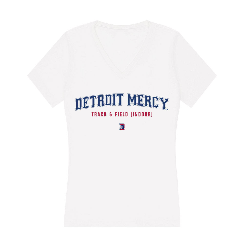 Detroit Mercy - NCAA Women's Track & Field : Haley Lipscomb - Women's V-Neck T-Shirt-0