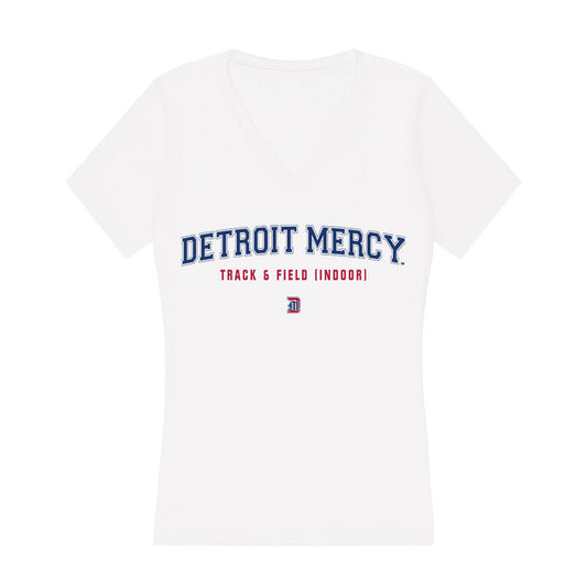 Detroit Mercy - NCAA Women's Track & Field : Haley Lipscomb - Women's V-Neck T-Shirt-0