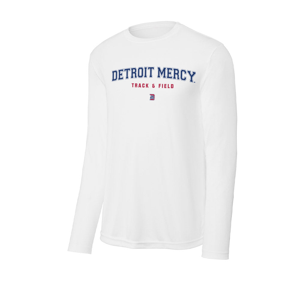 Detroit Mercy - NCAA Men's Track & Field : David Keel - Activewear Long Sleeve T-Shirt-0