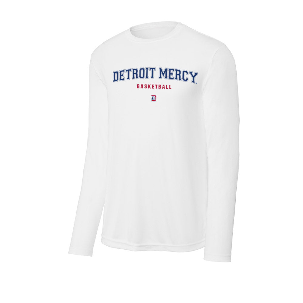 Detroit Mercy - NCAA Women's Basketball : Brendha Schwartz - Activewear Long Sleeve T-Shirt-1