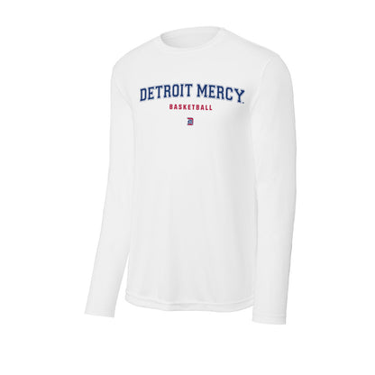 Detroit Mercy - NCAA Women's Basketball : Brendha Schwartz - Activewear Long Sleeve T-Shirt-1