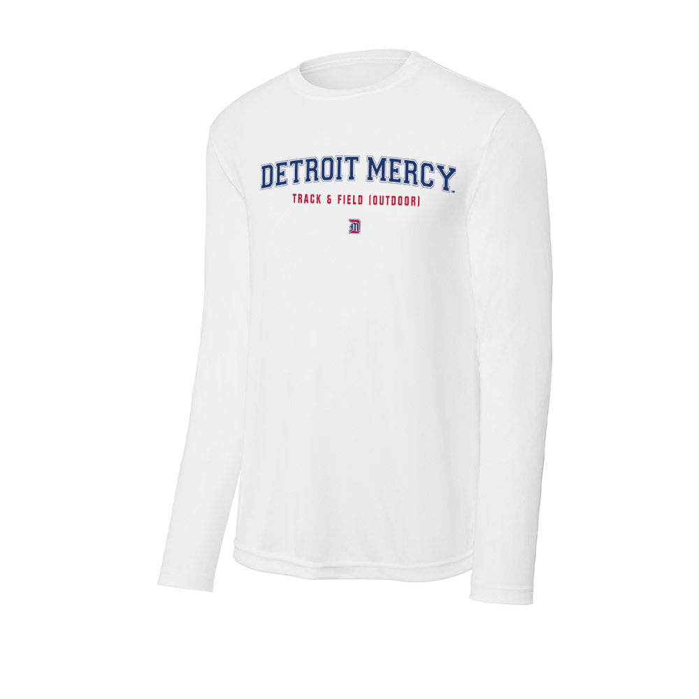 Detroit Mercy - NCAA Women's Track & Field : Lyla Mullins - Activewear Long Sleeve T-Shirt-0