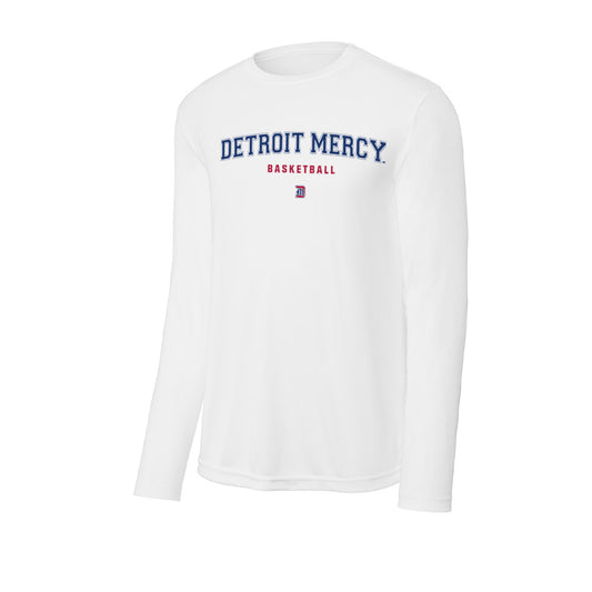 Detroit Mercy - NCAA Women's Basketball : Brendha Schwartz - Activewear Long Sleeve T-Shirt-0