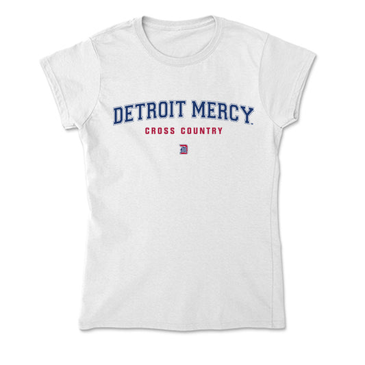 Detroit Mercy - NCAA Women's Cross Country : Alaa Selman - Soft Style Women’s T-Shirt-0