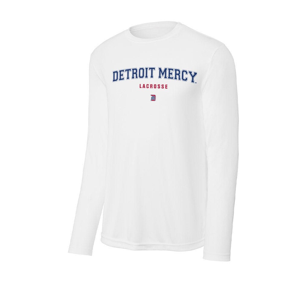 Detroit Mercy - NCAA Men's Lacrosse : Marcus Thundercloud - Activewear Long Sleeve T-Shirt-0