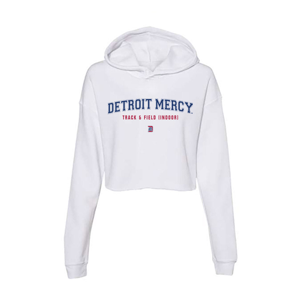 Detroit Mercy - NCAA Women's Track & Field : Haley Lipscomb - Women's Crop Fleece Hoodie-0