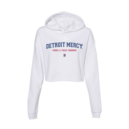 Detroit Mercy - NCAA Women's Track & Field : Haley Lipscomb - Women's Crop Fleece Hoodie-0
