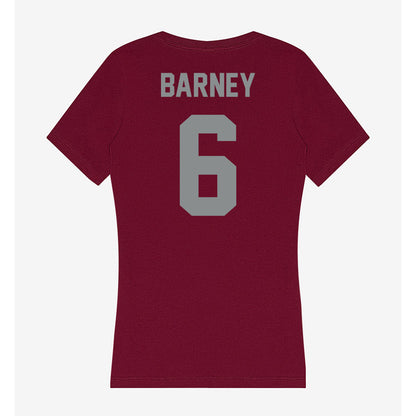 Montana - NCAA Softball : Jenna Barney - Women's V-Neck T-Shirt-1