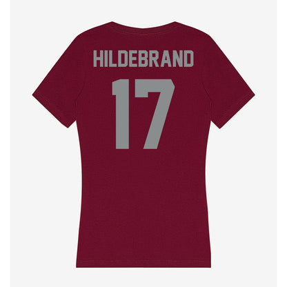 Montana - NCAA Women's Soccer : Mackenzie Hildebrand - Women's V-Neck T-Shirt-1