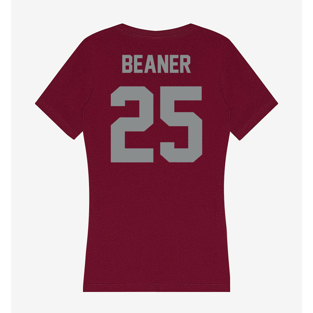 Montana - NCAA Football : Brady Beaner - Women's V-Neck T-Shirt-1