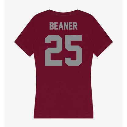 Montana - NCAA Football : Brady Beaner - Women's V-Neck T-Shirt-1