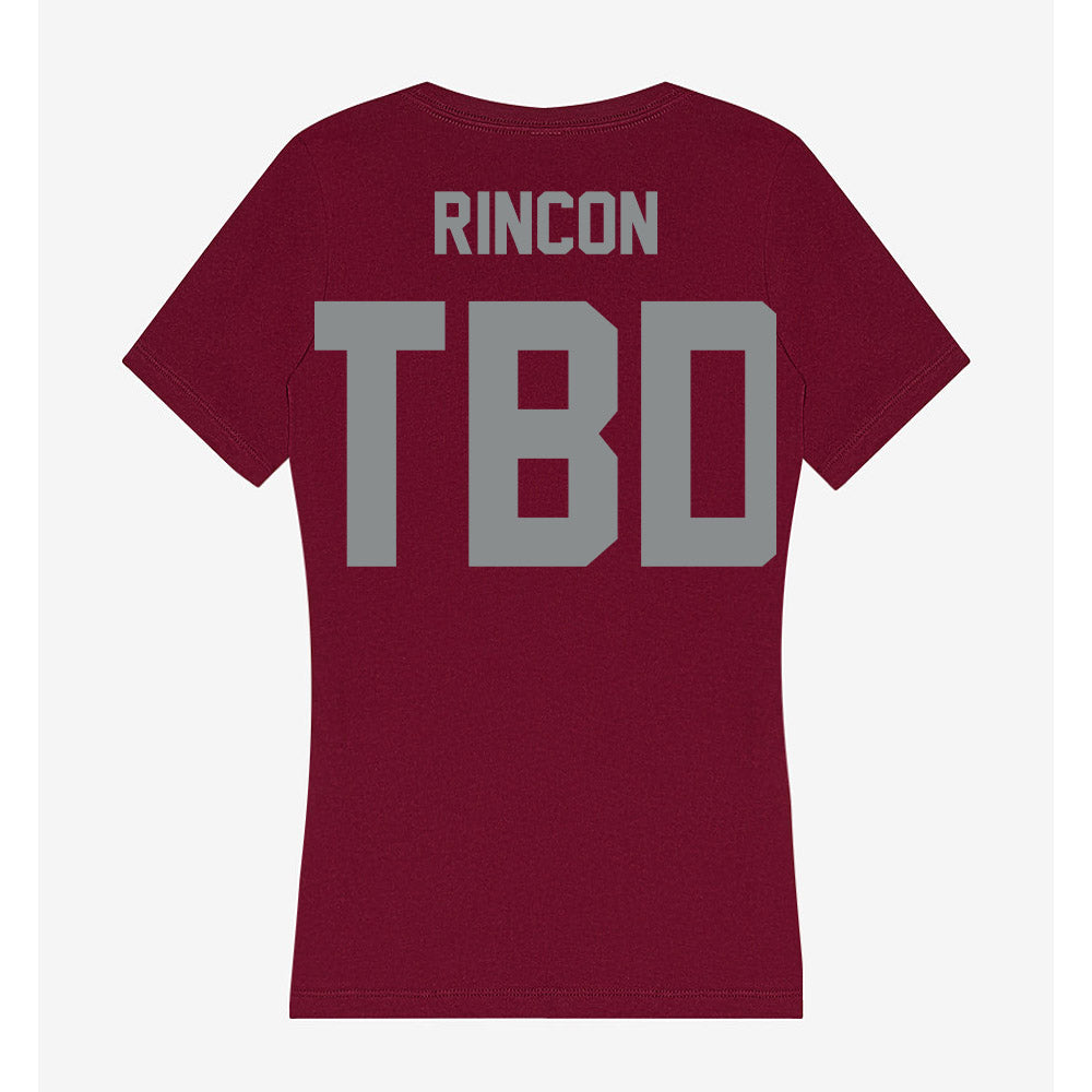 Montana - NCAA Football : Elijah Rincon - Women's V-Neck T-Shirt-1