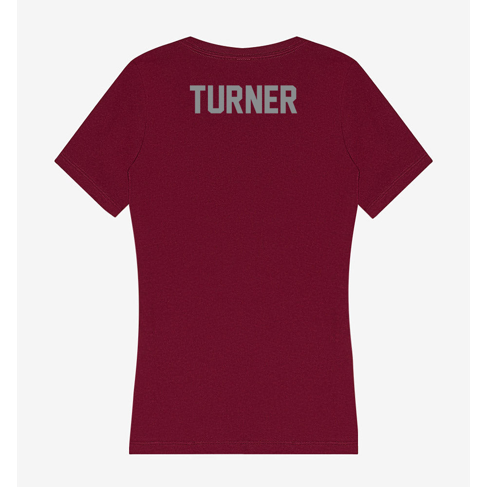 Montana - NCAA Men's Cross Country : Albert Turner - Women's V-Neck T-Shirt-1