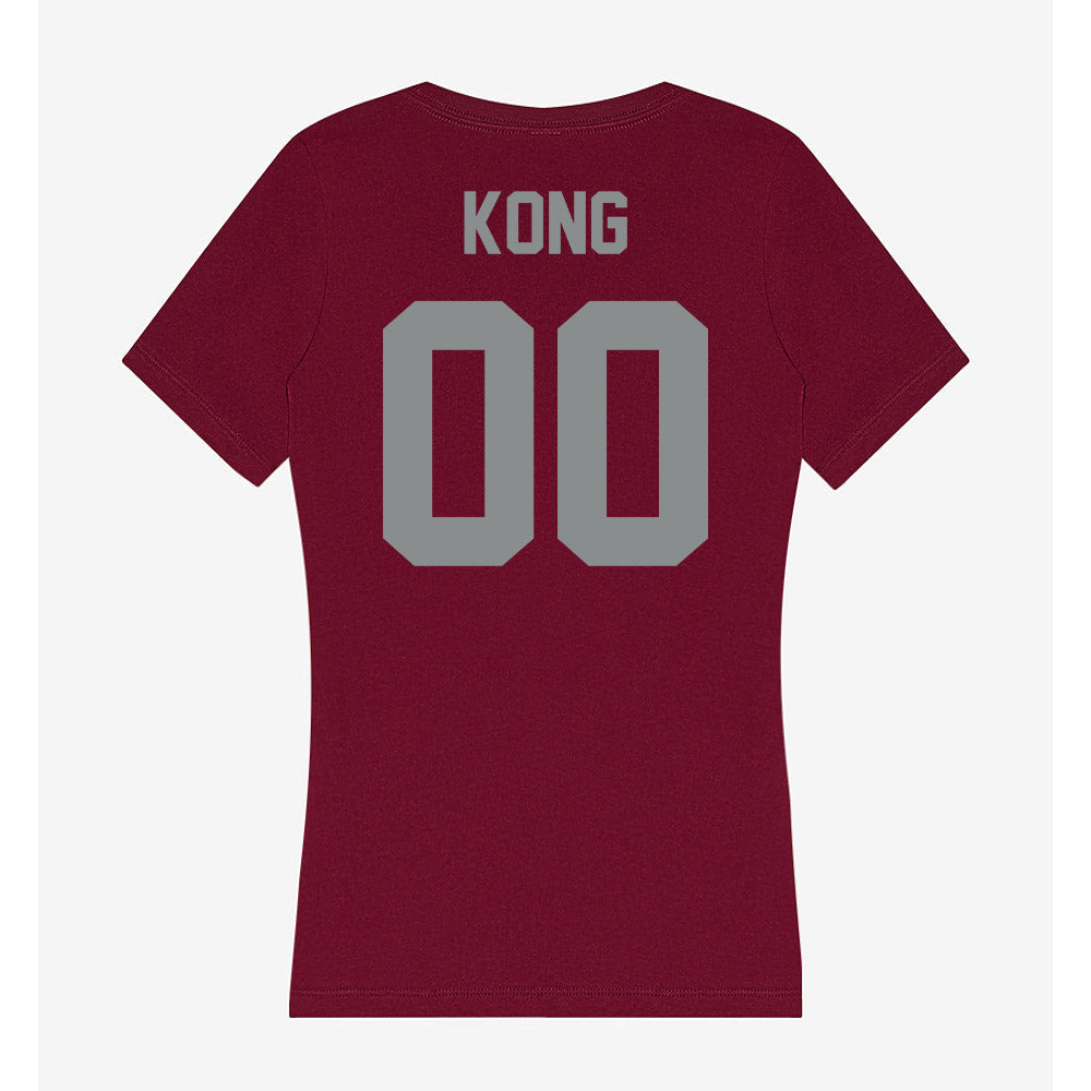 Montana - NCAA Softball : Kaiana Kong - Women's V-Neck T-Shirt-1