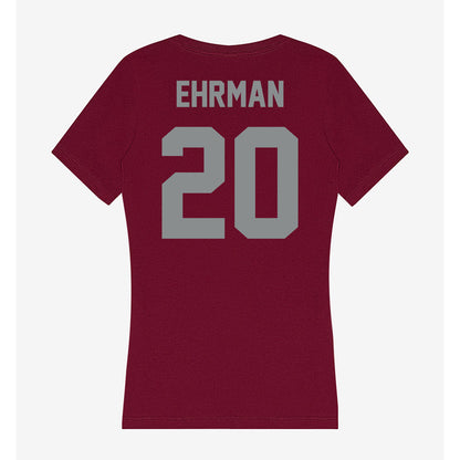 Montana - NCAA Women's Basketball : Rae Ehrman - Women's V-Neck T-Shirt-1