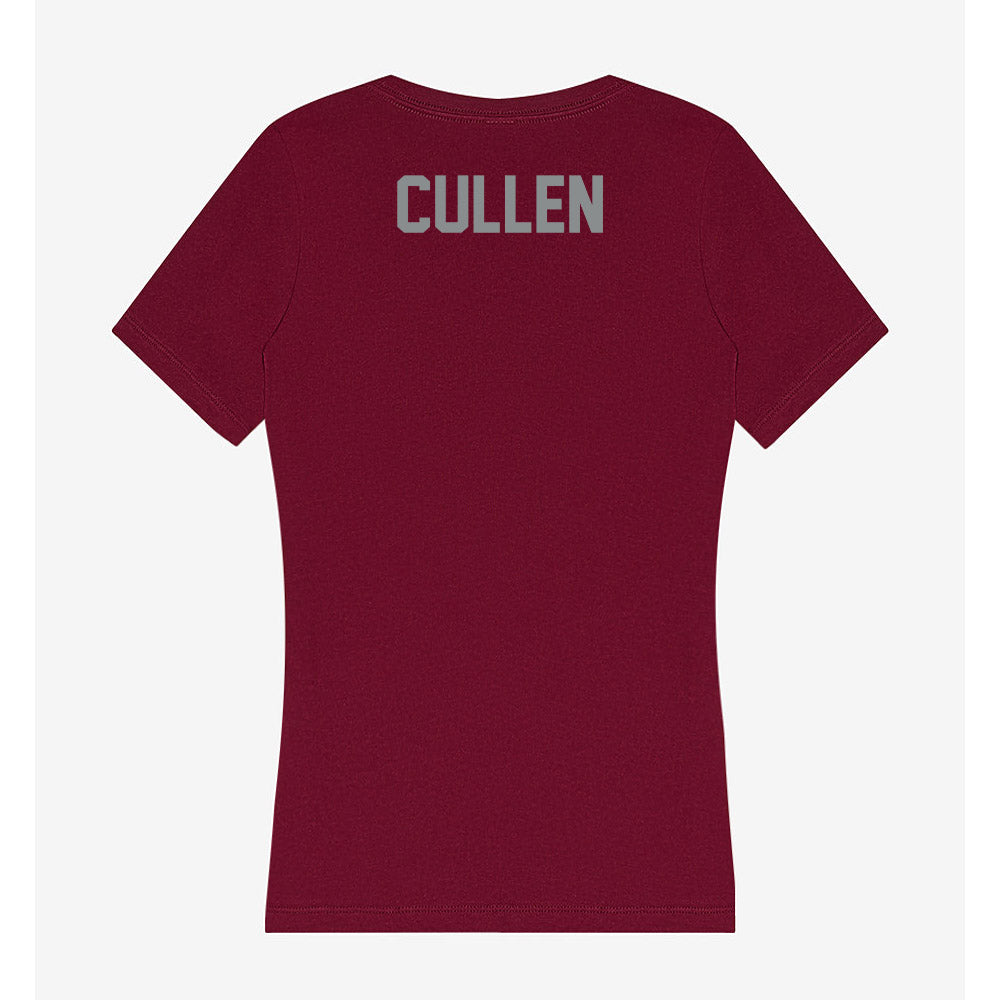 Montana - NCAA Men's Track & Field : Michael Cullen - Women's V-Neck T-Shirt-1