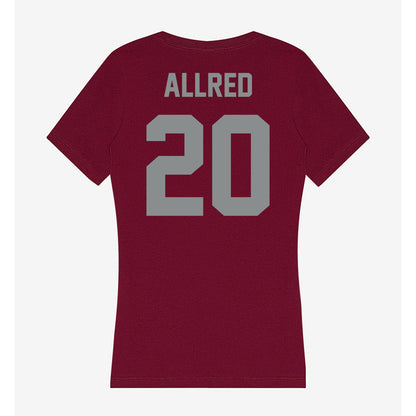 Montana - NCAA Softball : Kodi Allred - Women's V-Neck T-Shirt-1