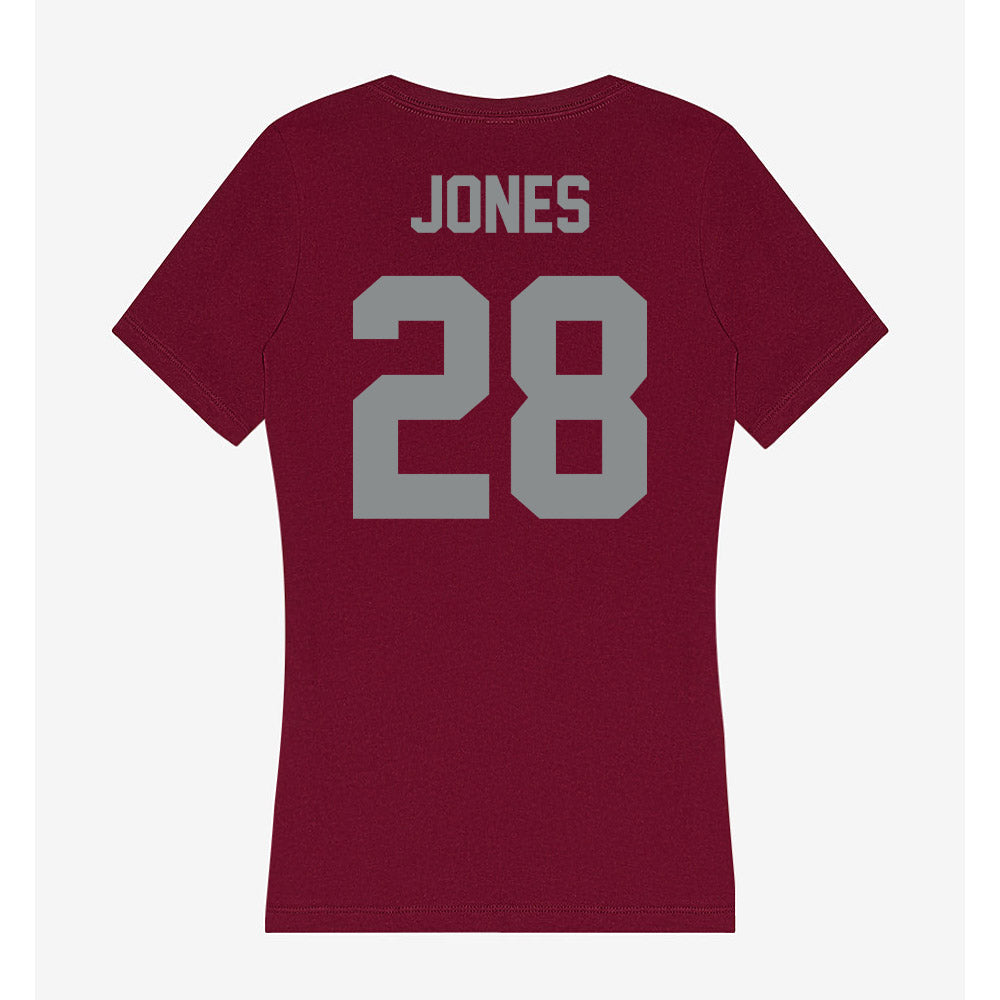 Montana - NCAA Football : Hashim Jones - Women's V-Neck T-Shirt-1
