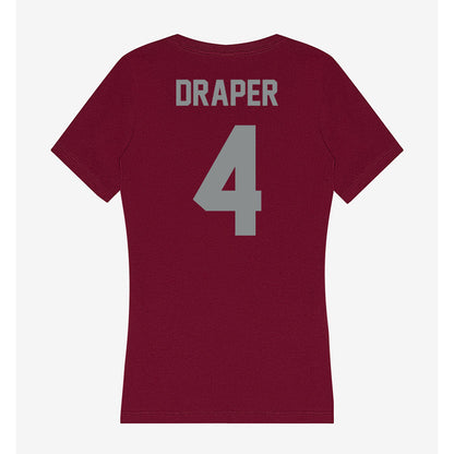 Montana - NCAA Women's Soccer : Mia Draper - Women's V-Neck T-Shirt-1