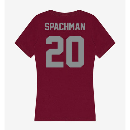 Montana - NCAA Women's Volleyball : Carley Spachman - Women's V-Neck T-Shirt-1