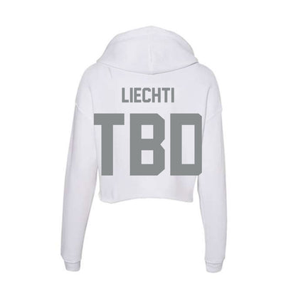 Montana - NCAA Football : Owen Liechti - Women's Crop Fleece Hoodie-1