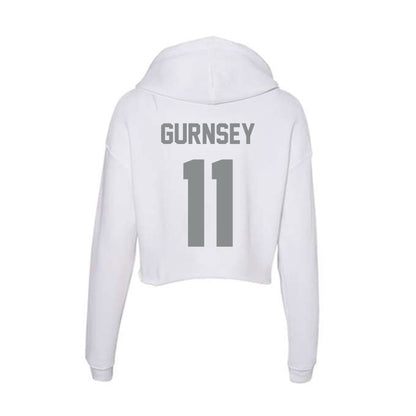 Montana - NCAA Football : Cameron Gurnsey - Women's Crop Fleece Hoodie-1