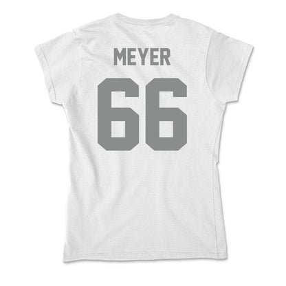 Montana - NCAA Football : Ezra Meyer - Soft Style Women’s T-Shirt-1
