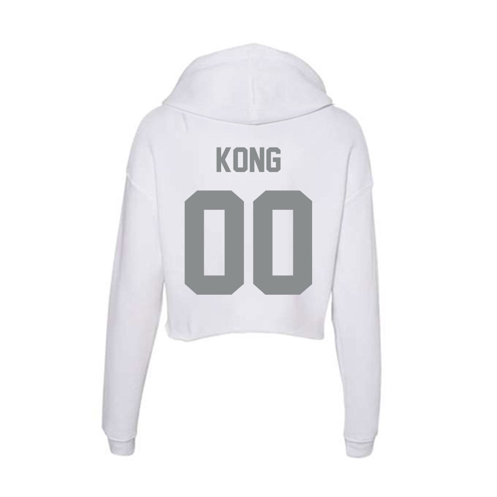 Montana - NCAA Softball : Kaiana Kong - Women's Crop Fleece Hoodie-1